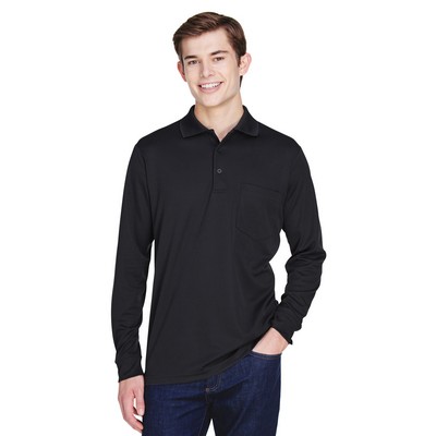CORE365™ Men's Pinnacle Performance Long Sleeve Piqué Polo w/Pocket